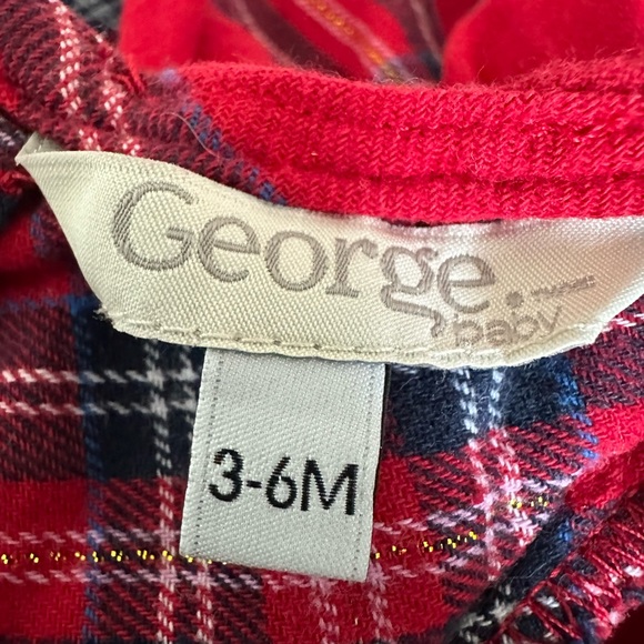 Red and Blue Plaid Checked Dress - Picture 5 of 6